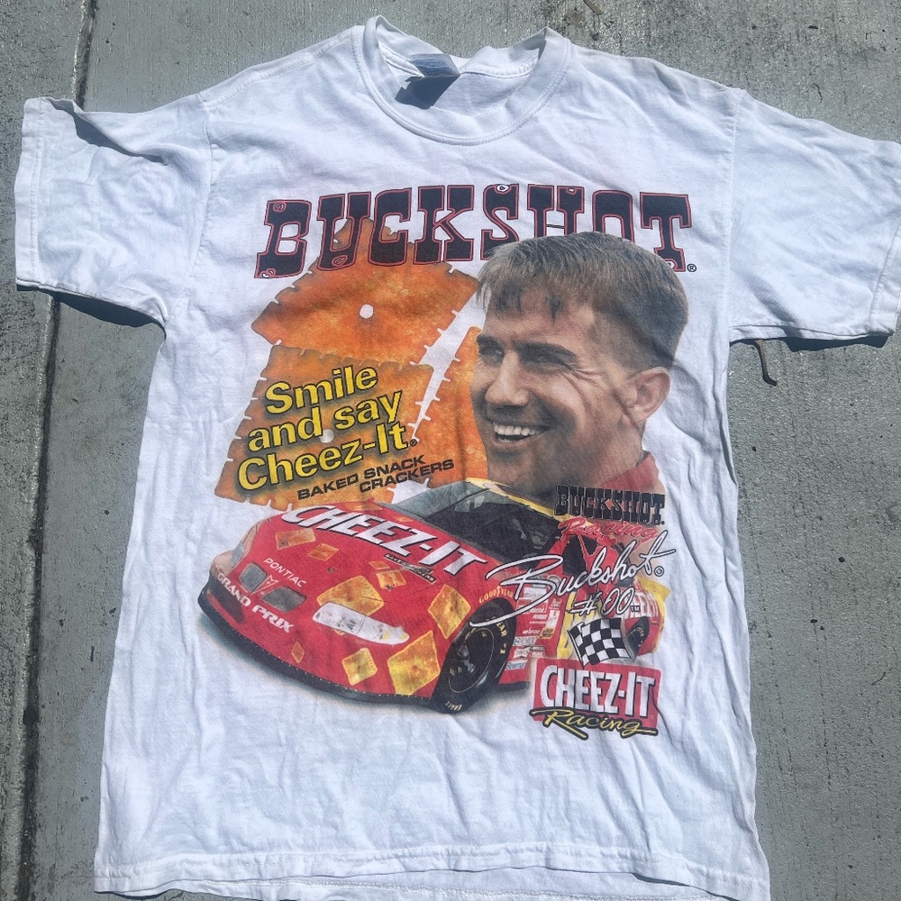 Vintage nascar buckshot jones t shirt